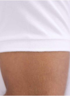 GIORDANO Men's Embroidery Solid Polo - White  - Image 4