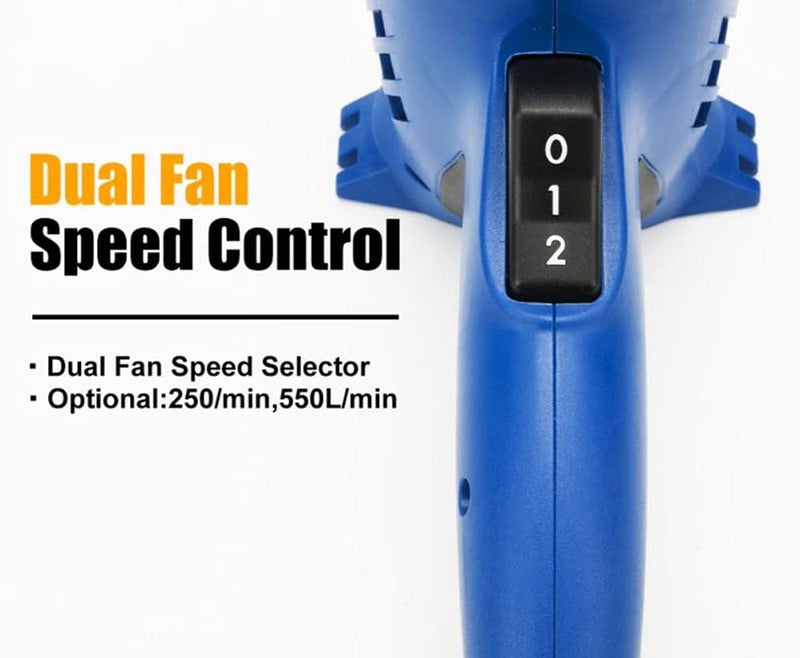 MLD MLD HRG6 2000W 220V Industrial Electric Hot Air Gun Thermoregulator Heat Gun 2000WattsColorMulti MaterialPlastic  - Image 3