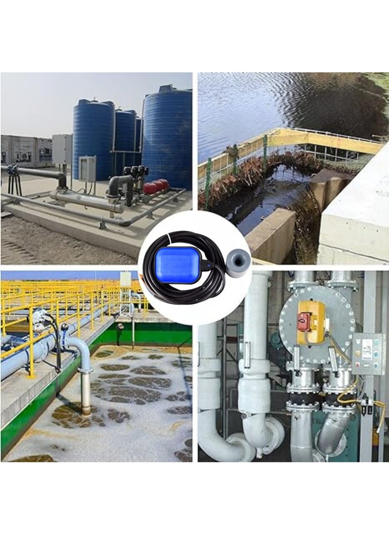 Float Switch with 5M Cable Automatic Water Level Controller Float Switch for Tank Pump Water Tank Swimming Pool