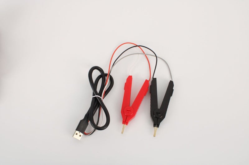 YR1030+special Kelvin clip replaceable clip USB test cable - Image 1