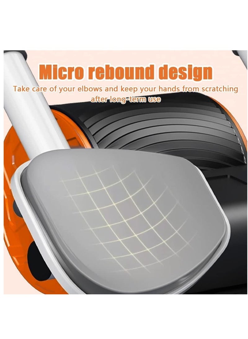 ELTRAZONE Automatic Rebound Abdominal Wheel, 4d Ab Roller With Elbow Support, Ab Wheel Roller With Knee Mat, 2 In 1 Ab Roller Wheel & Plank Trainer For Core Strength Training Home Gym Fitness - Image 5