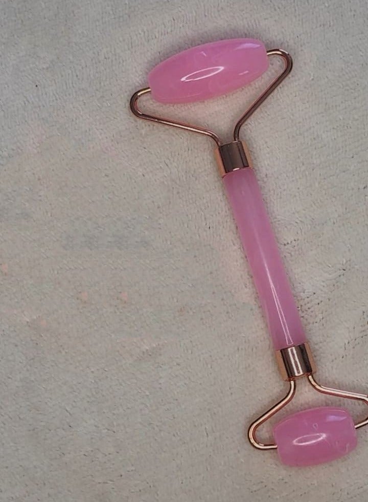 جهاز تدليك أسطوانة مزدوجة الرأس للعين والرقبة واسترخاء الوجه