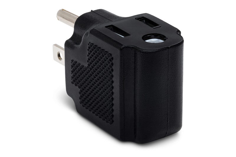 Hosa PWA-486 NEMA 5-15R to NEMA 5-15P Right-Angle Power Adaptor - Image 2