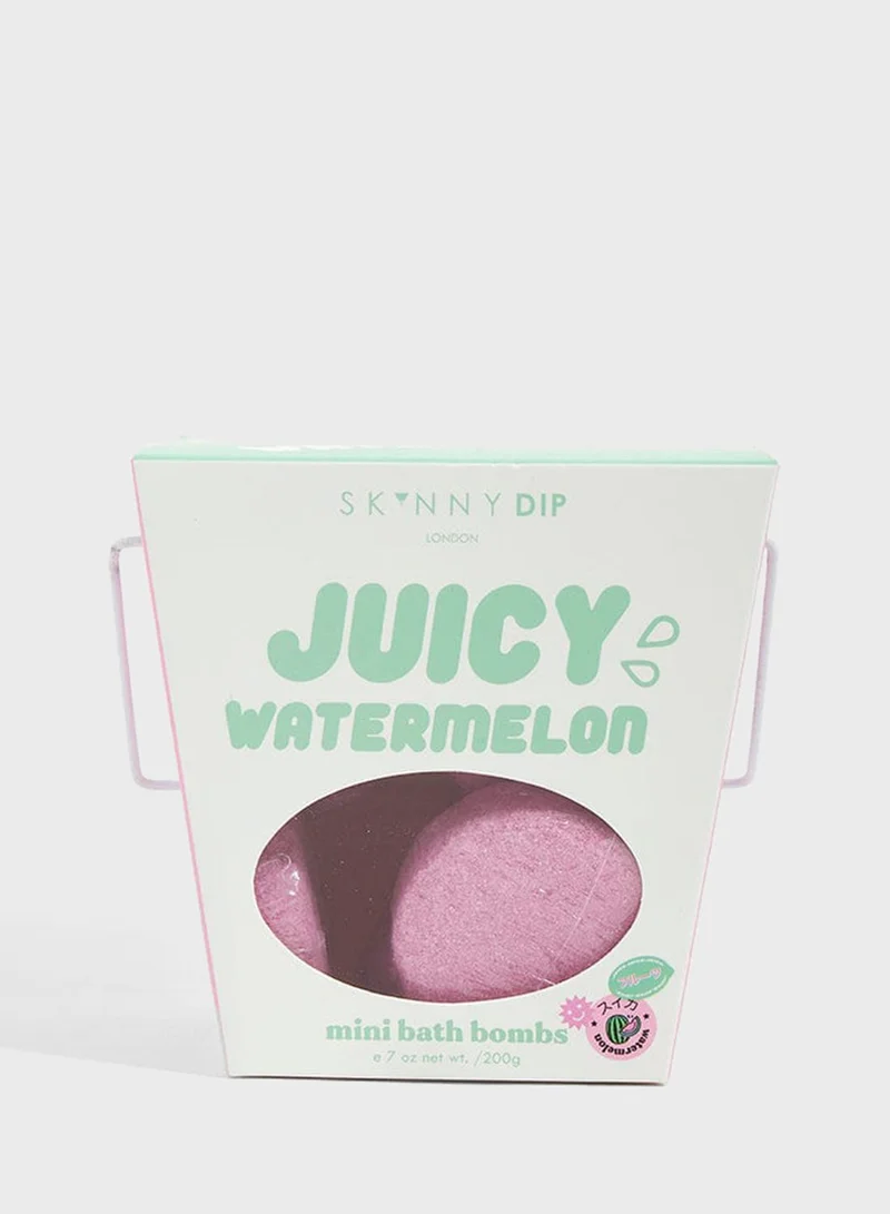 Skinnydip London Watermelon Mini Bath Bombs