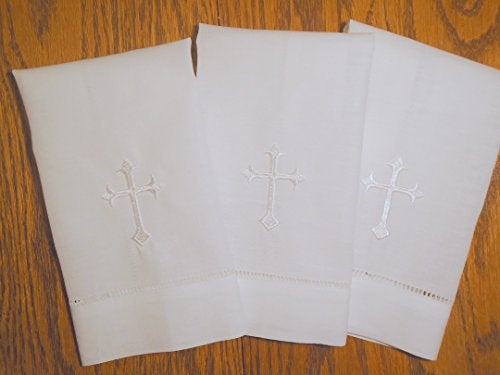 Integrity Designs Baby Baptism Cloth with White Cross 3-Pack - Image 3