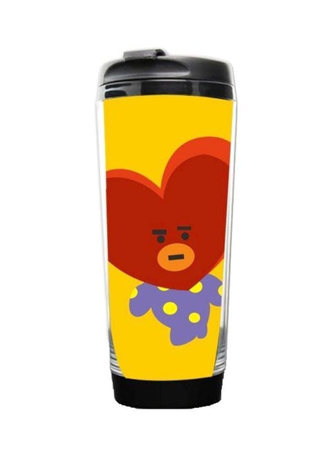 Gradient Lemon Water Bottle Yellow/Red/Black