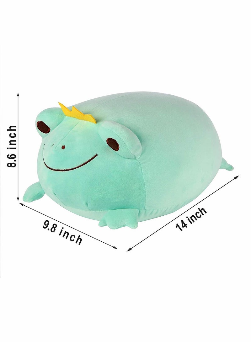 Excefore Cartoon Frog Prince Animal Memory Foam Plush Pillow - Image 3