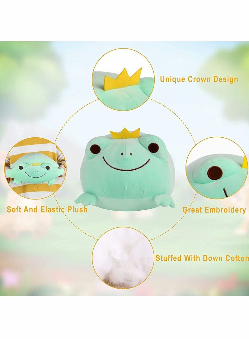 Excefore Cartoon Frog Prince Animal Memory Foam Plush Pillow - Image 4