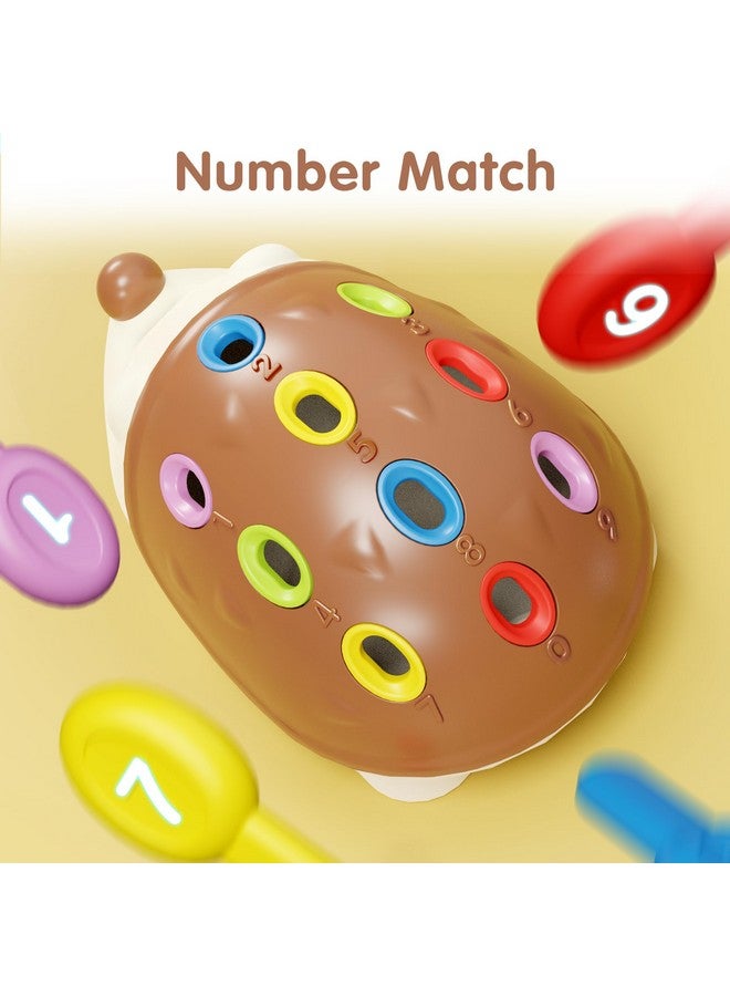 iLearn Fine Motor Toys For Toddlers 1-3, Hedgehog Montessorri Learning Educational Counting & Sorter Toy, Development Baby Sensory Gifts For 6 9 10 12 18 Month, 1 2 3 Year Olds Boy Girl Kids - Image 3