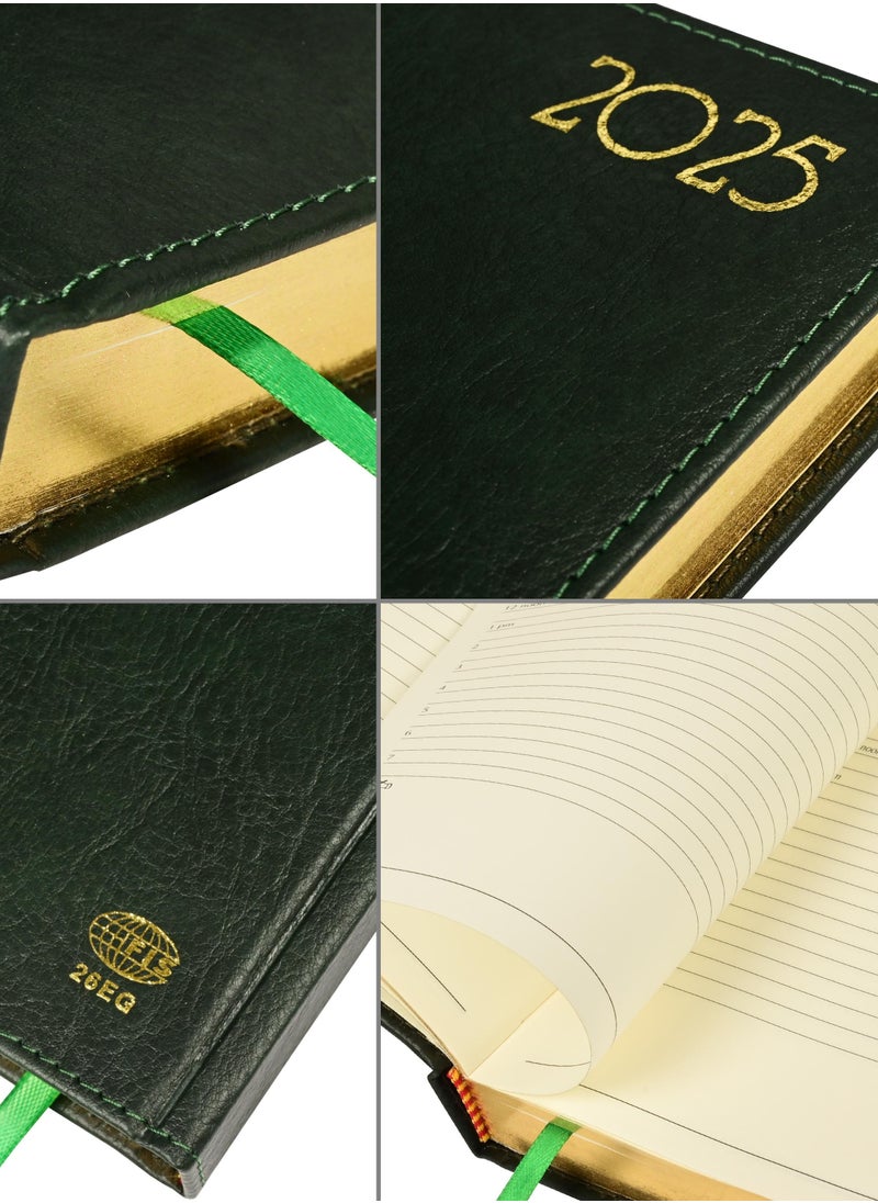 FIS FIS Golden A5 Diary 2025 (English) Green - FSDI26EG25GR  - Image 5