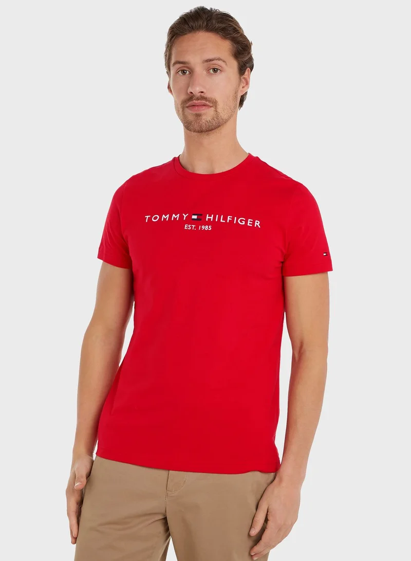 TOMMY HILFIGER Logo Crew Neck T-Shirt