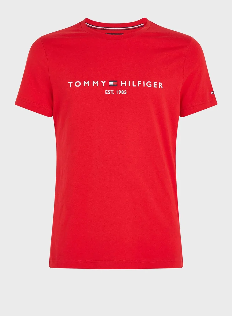 TOMMY HILFIGER Logo Crew Neck T-Shirt
