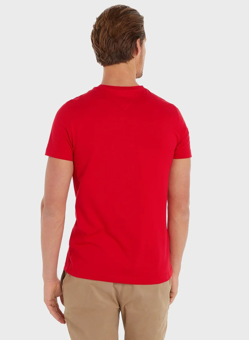 TOMMY HILFIGER Logo Crew Neck T-Shirt