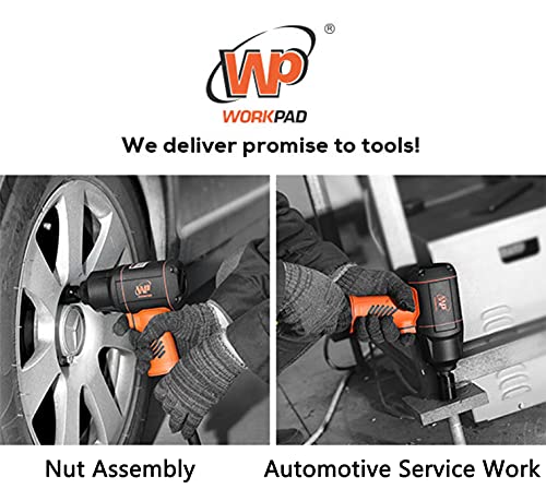 WP WORKPAD WORKPAD 1/2-Inch Composite Air Impact Wrench with Twin Hammers, Pneumatic Tools - Image 2