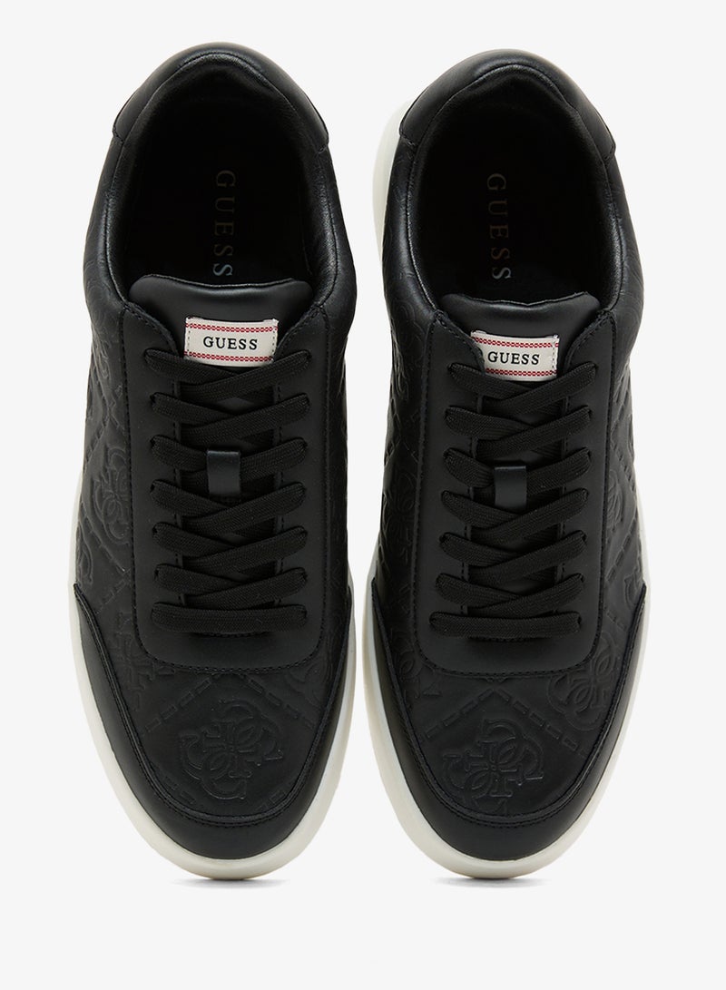 GUESS Lace Up Low Top Sneakers - Image 4