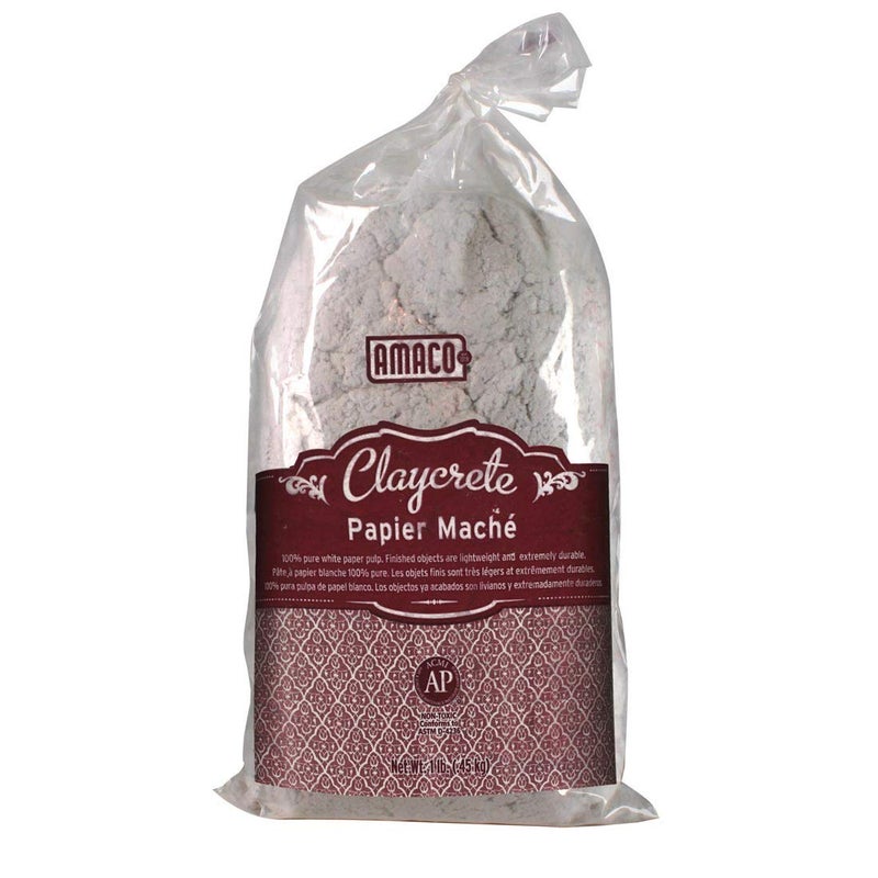 Amaco Claycrete Papier Mache 1 lb Bag