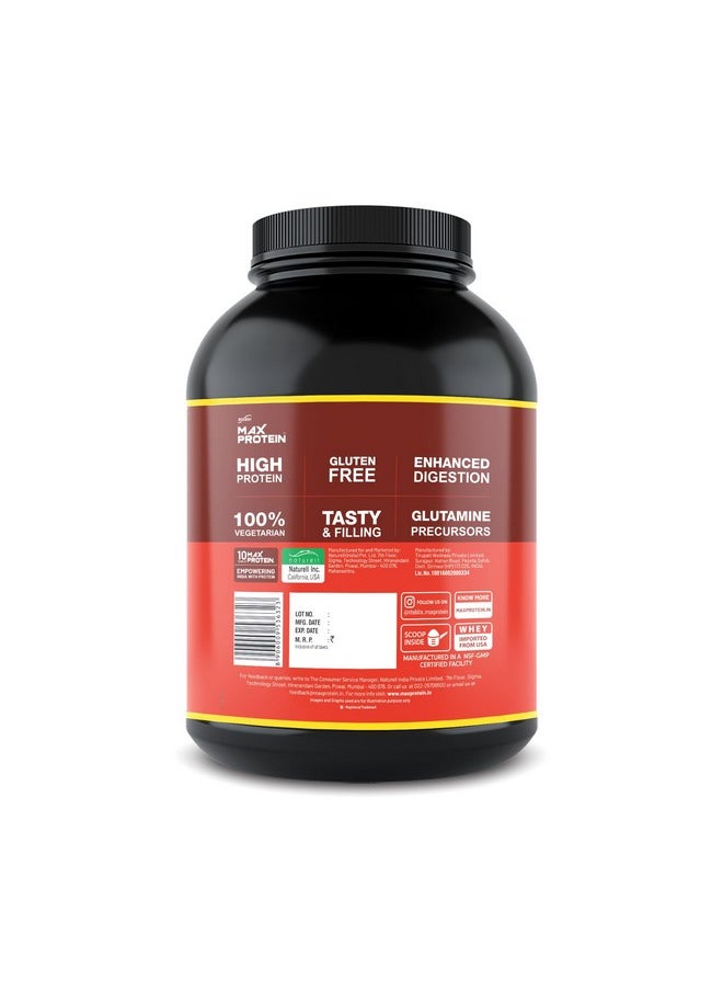 RiteBite Max Protein Whey Protein Irish Chocolate 2Kg| 60 Servings| Digezyme For Enhanced Digestion | 25G Protein | 5.2G Bcaas | Zero Added Sugar | For Adults (Men & Women) | High Protein| Gluten Free| 100% Vegetarian  - Image 2