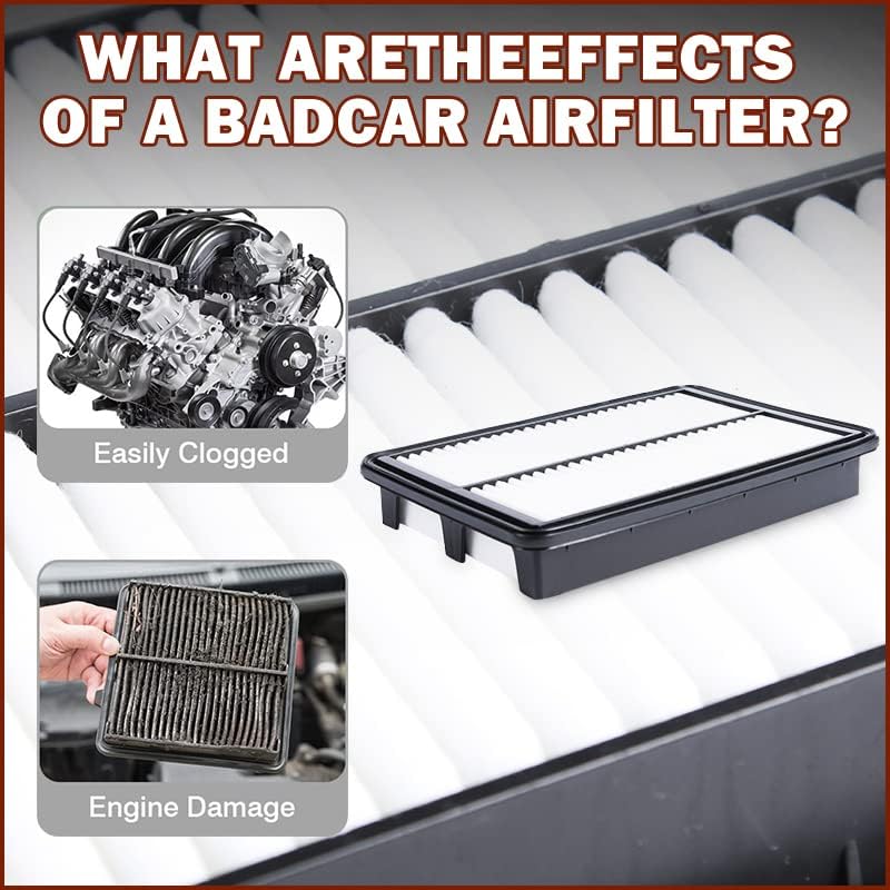 Myado Engine Air Filter CA11259 for Mazda 2012-2018 3, 2012-2018 3 Sport for Mazda 2014-2021 6, 2013-2022 CX-5 Engine Air Filter CA11259 PA6280 0421831 PE07133A0A - Image 5