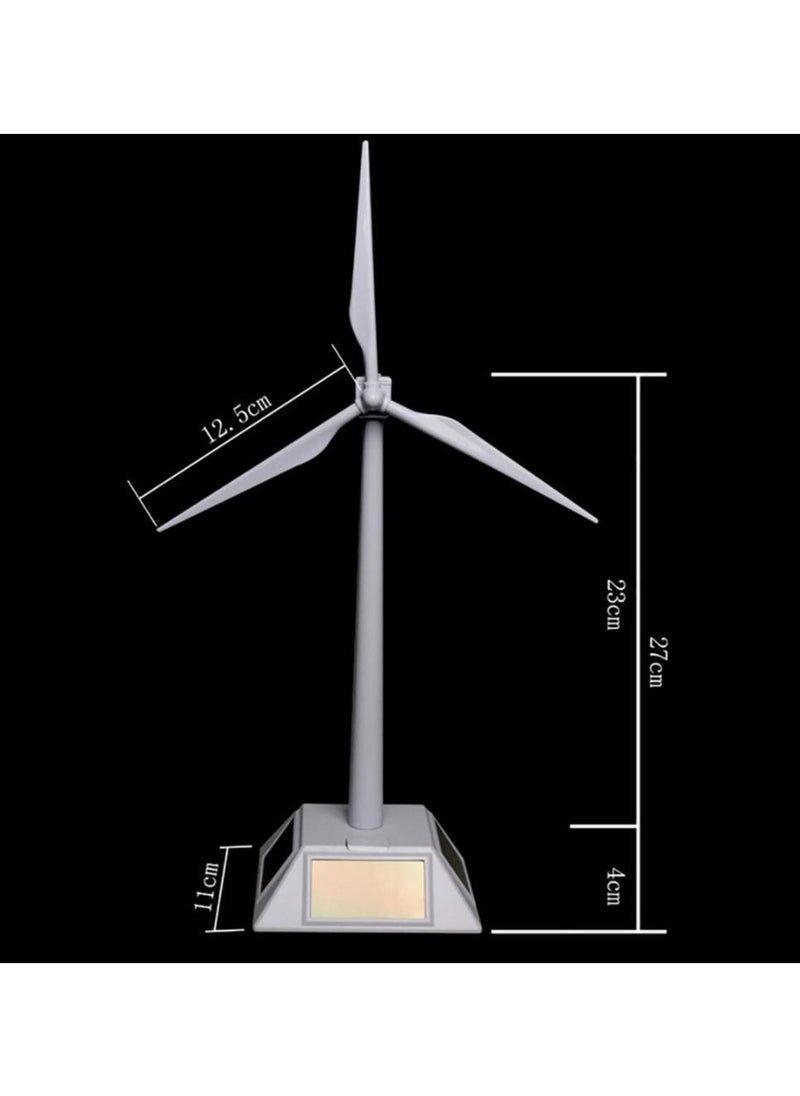 Generic - Kids Students Solar Wind Turbine Toy DIY Solar Power Rotating Base Windmill Wind Turbine Model Desktop Science Educational Toy - Image 1