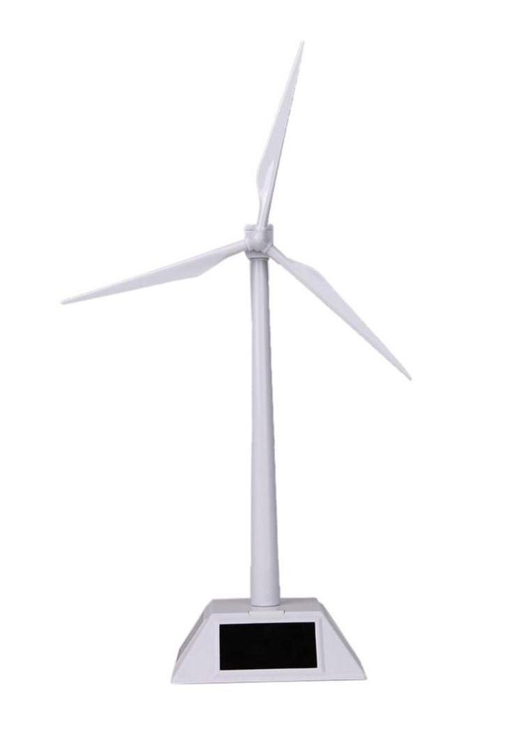 Generic - Kids Students Solar Wind Turbine Toy DIY Solar Power Rotating Base Windmill Wind Turbine Model Desktop Science Educational Toy - Image 1