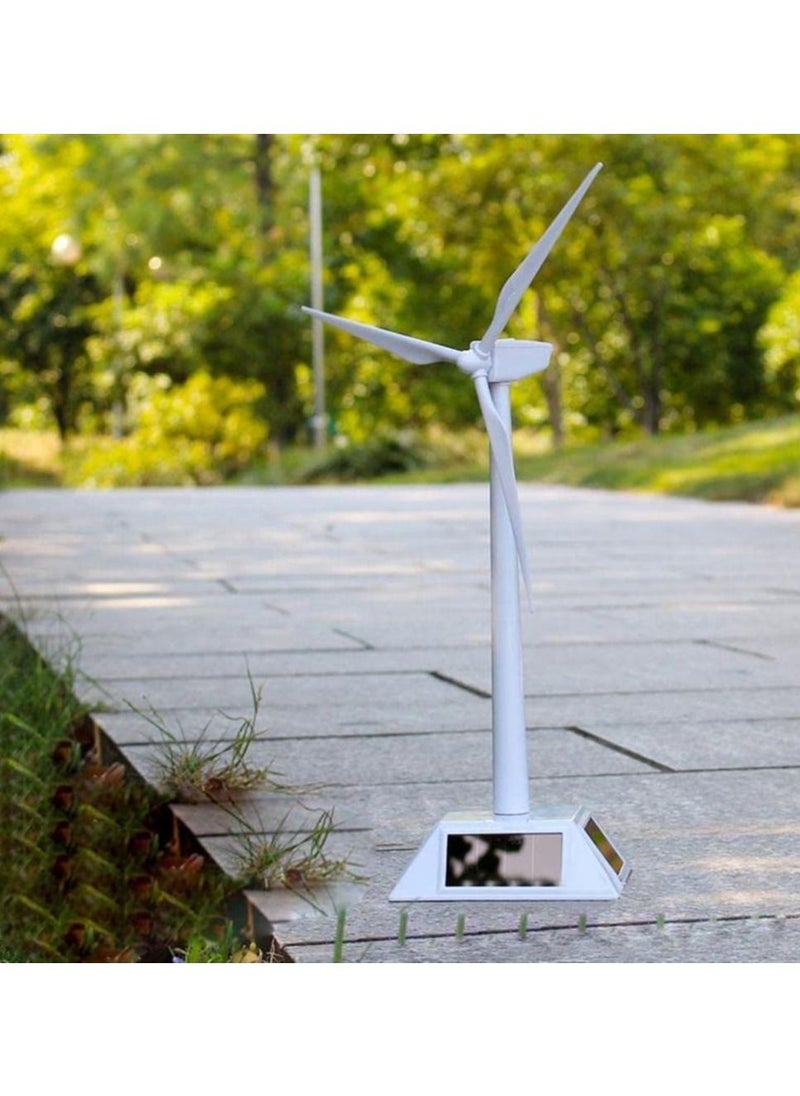 Generic - Kids Students Solar Wind Turbine Toy DIY Solar Power Rotating Base Windmill Wind Turbine Model Desktop Science Educational Toy - Image 1