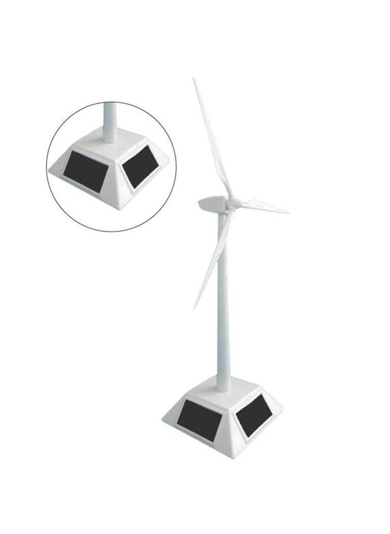 Generic - Kids Students Solar Wind Turbine Toy DIY Solar Power Rotating Base Windmill Wind Turbine Model Desktop Science Educational Toy - Image 1