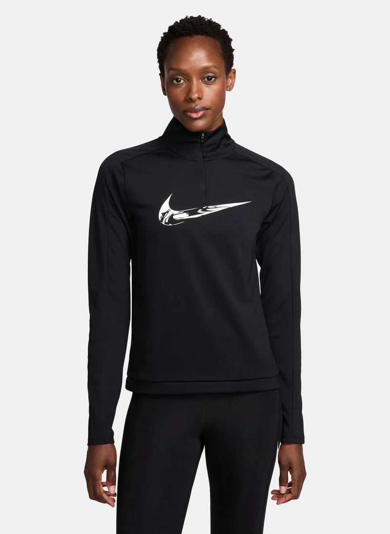 Nike Women's Dri-FIT 1/4-Zip Mid Layer Running Top