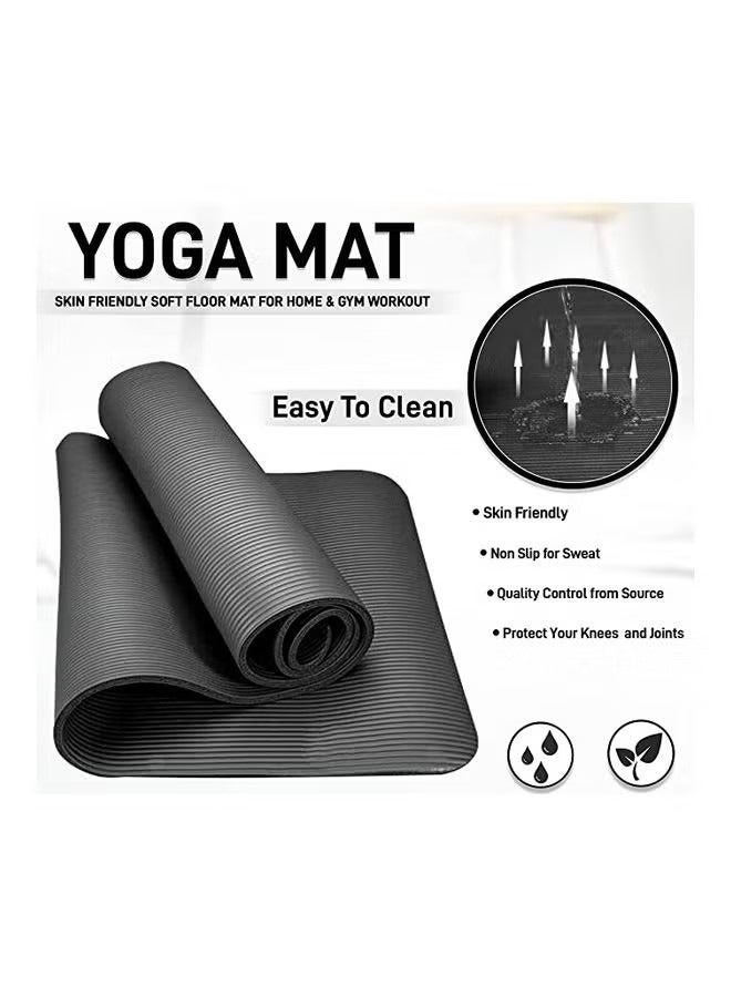 Extra Thick High Density Anti-Tear Exercise Yoga Mat - Image 2
