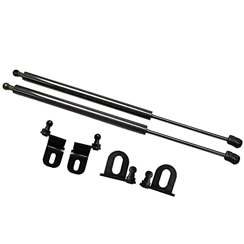 TSUBASA Lift Supports for Mitsubishi Evolution X EVO 10 CZ4A 2008-2015 Front Bonnet Hood Modify Carbon Fiber Gas Charged Shock Dampers Spring Struts Bar (2 PCS) (Black Carbon Fiber) - Image 5