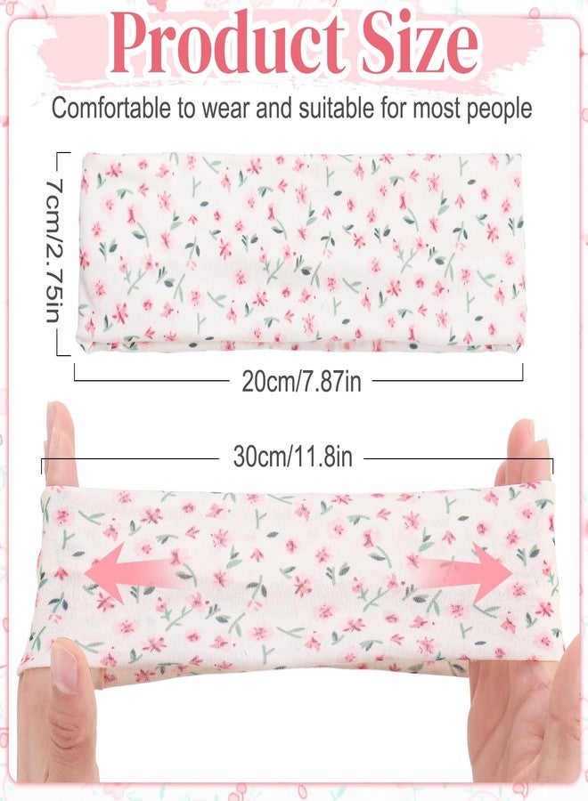 ZhouBoat 8 Pcs Fashion Headbands for Women, Non Slip Elastic Floral Hairbands, Soft Fabric Head Bands for Women Hair Accessories - Image 3