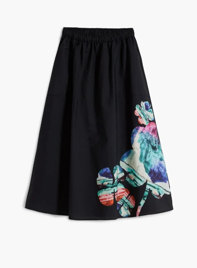 DESIGUAL Black Skirt designed by Mr. Christian Lacroix for Women | Best Price UAE