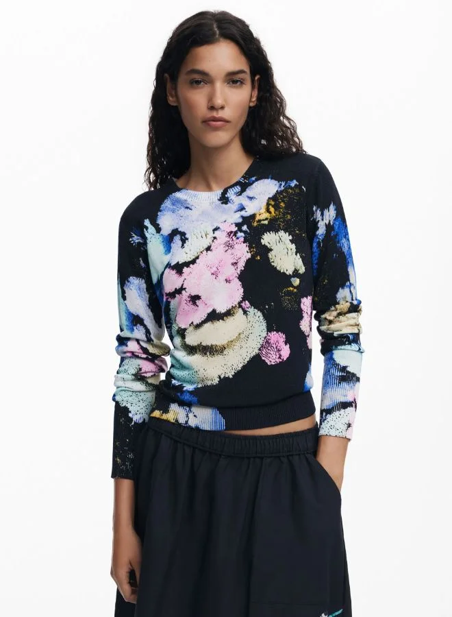 DESIGUAL Black Skirt designed by Mr. Christian Lacroix for Women | Best Price UAE