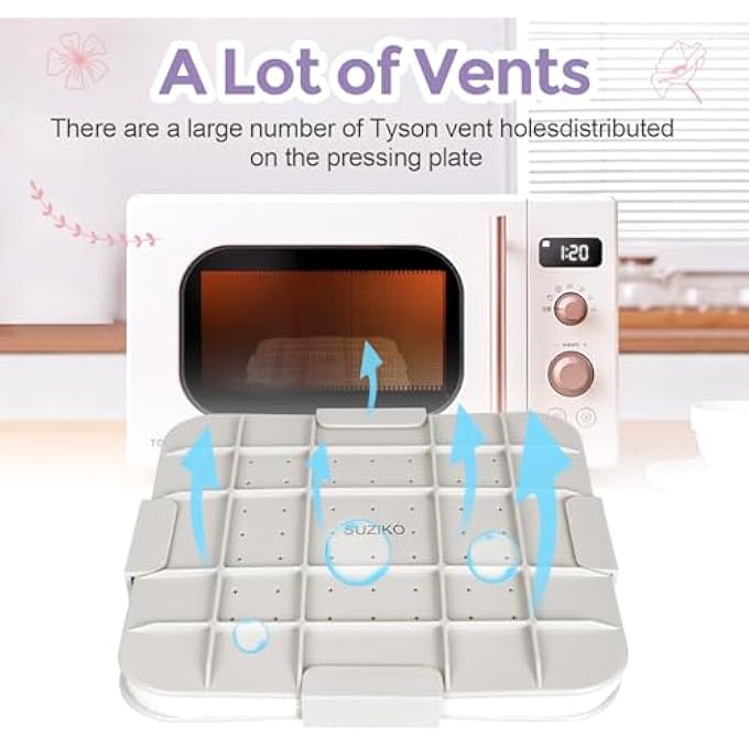 SUZIKO 9 INCH 23 CM MAX MICROWAVE FLOWER PRESS WITH PHOTO FRAME FOR QUICK PRESSING, DRYING, REUSABLE & WASHABLE FABRIC,COLOR VIBRANCY, FITS MOST MICROWAVES,THANKS GIVING DAY GIFTS - Image 5