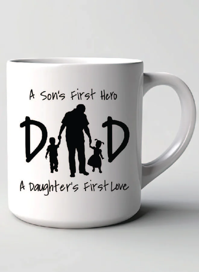 Share the Love A Son First Hero Dad Drinking Mug