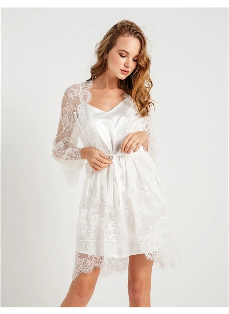 ماجيك فورم 32805 - Tassel Lace Dressing Gown