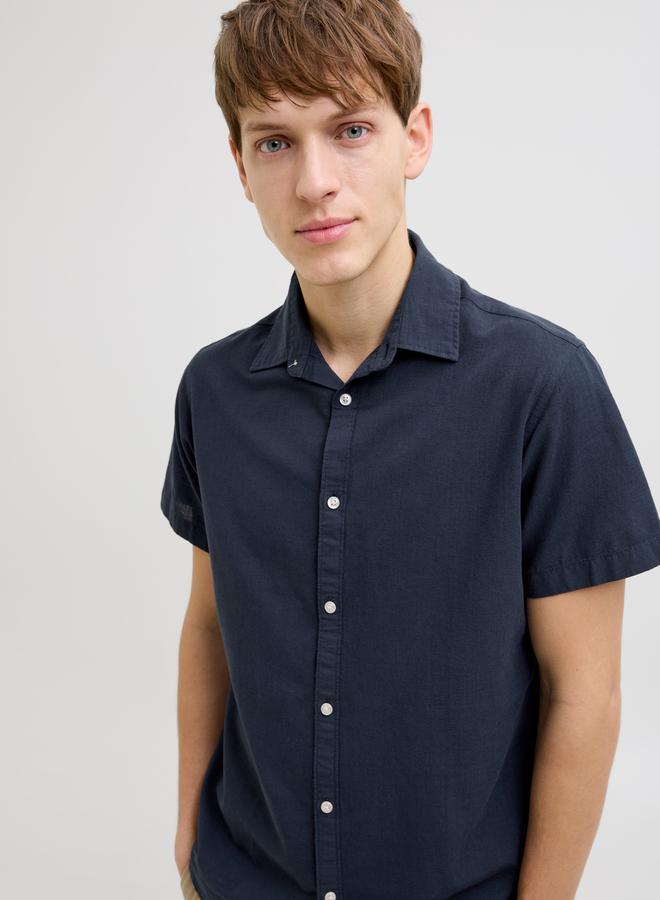 Rebel Moss Sunny Plain Short Sleeve Regular Fit Shirt - Image 2