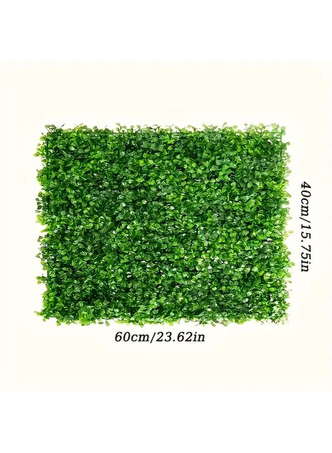 Green Artificial Grass Wall Panels With Wood Frame Indoor Outdoor Decor - Image 4