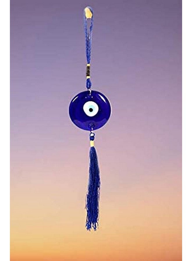 PANCIKAA Evil Eye Hanging for Car, Home & Office | Entrance Décor Nazar Battu | Global Blue Medium Hang for Good Luck & Prosperity | AAA Quality - 25 cm | Zodiac Lucky Charm Success, Health & Wealth - Image 5
