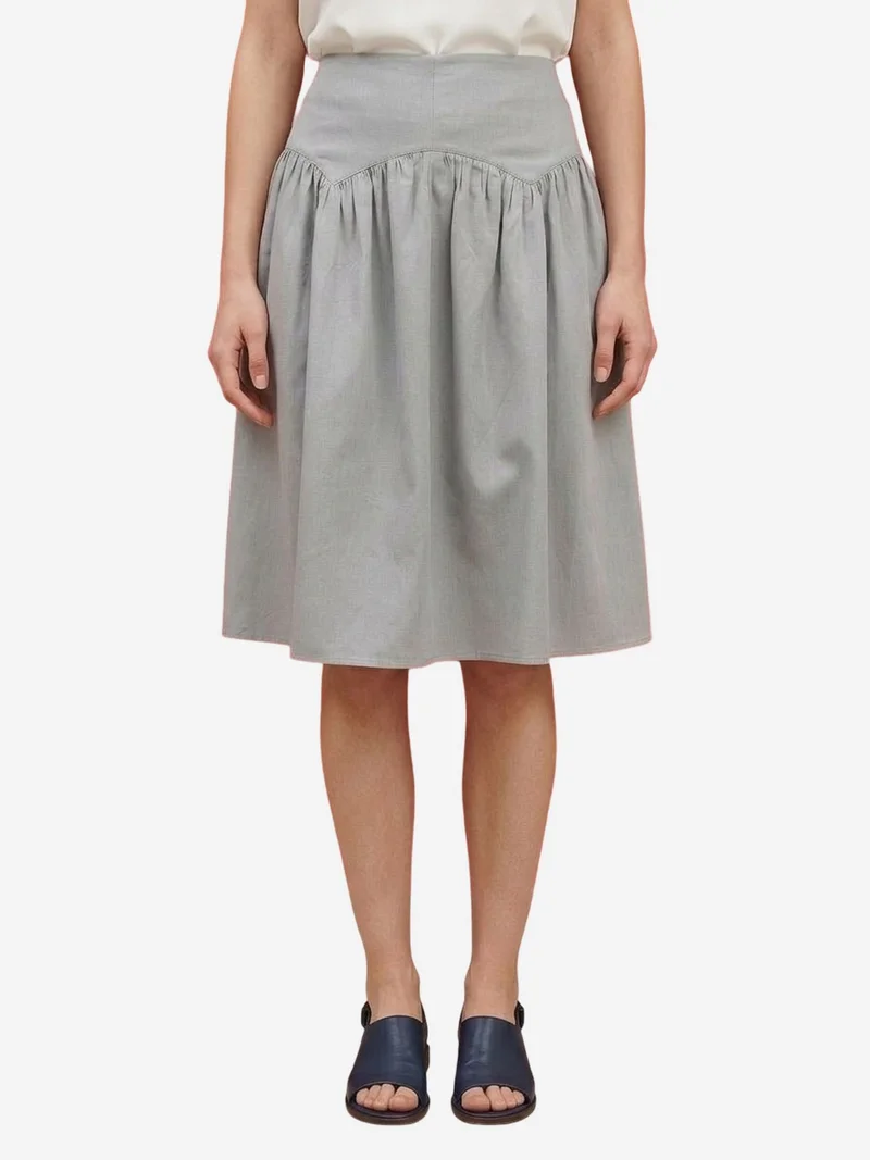 MY FASHION MY FASHION High-Waist Lyocell Crepe Trousers