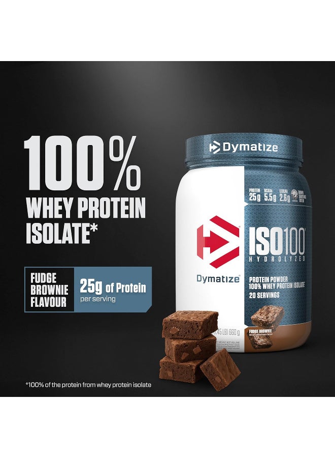 Dymatize ISO 100 – Fudge Brownie – 20 Servings - Image 4