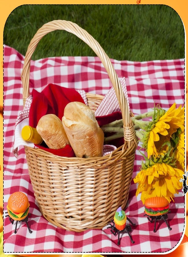 GlikCeil 3 Pcs Fake Ants Carrying Food Decor Summer Picnic Cookout BBQ Party Decoration Tiered Tray Decor for Spring Summer Picnic Favor - Image 4