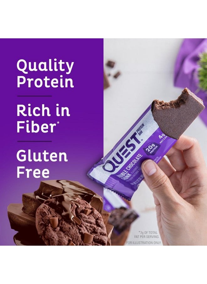Quest Nutrition Bar - 60G X 12 (Double Chocolate Chunk)  - Image 3