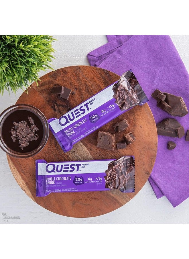 Quest Nutrition Bar - 60G X 12 (Double Chocolate Chunk)  - Image 4