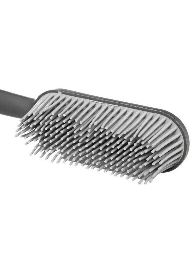 Five Simply Smart Handy and Durable Rubber-Look Dustpan and Brush Set Grey 7.1 x 17.5 x 32 cm 164747 - Image 4