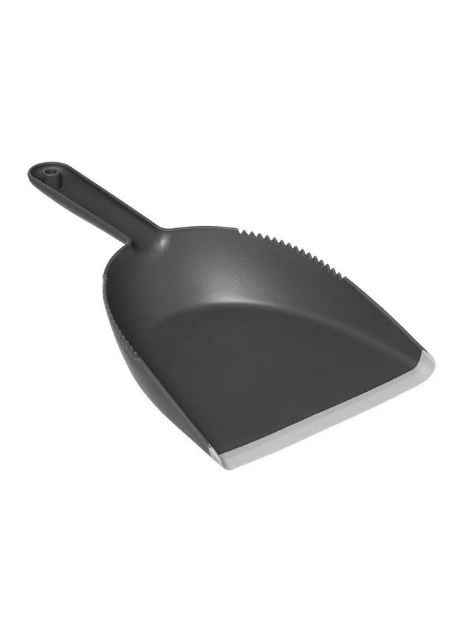 Five Simply Smart Handy and Durable Rubber-Look Dustpan and Brush Set Grey 7.1 x 17.5 x 32 cm 164747