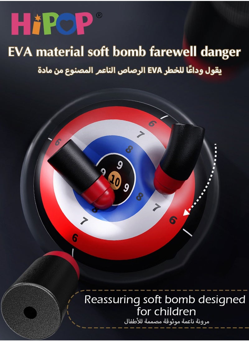 HIPOP - M416 Electric Toys Gun for Kids,Gun Toy with Shell Throwing Function,Manual and Electric Dual Mode,Safe Soft Bullet,Kids Educational Model Gun Toy and No Harm - Image 1