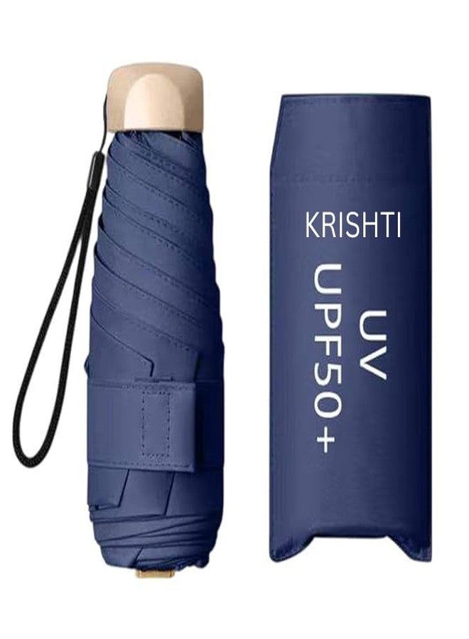 KRISHTI Compact Travel Umbrella - Portable Mini Folding Umbrella | Rain, Sun, Beach, | Golf - Elegant Slim Design Small Pocket Uv Protection - Lightweight Umbrella Girls Women - Image 5