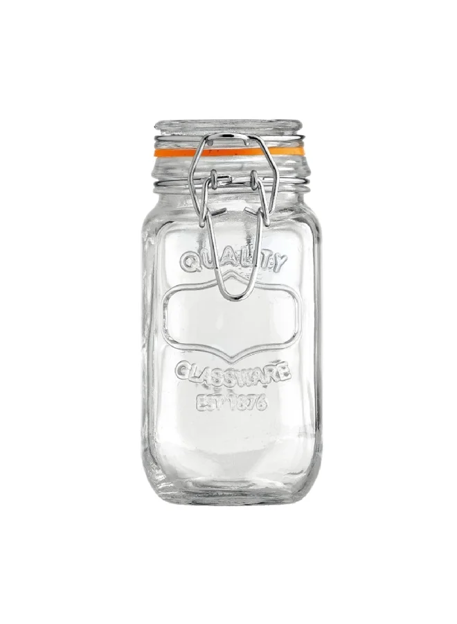 PARFAIT 4-Piece Durable and Elegant Glass Spice Jar Set Clear 180 ml 8271