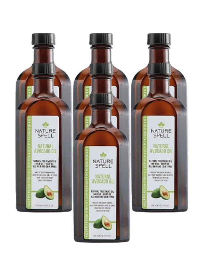 نايتشر سبيل 7 قطع زيت الأفوكادو الطبيعي لجميع أنواع الشعر والبشرة 150 مل - Image 1