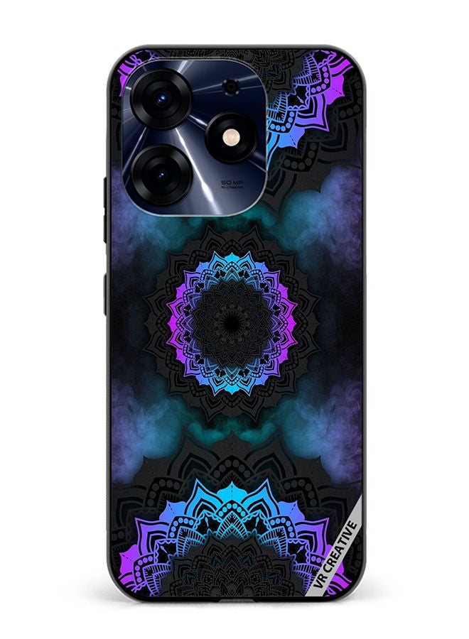 VR CREATIVE Protective Case Cover For Tecno Spark 10 Pro Mandala Design Multicolour - Image 1